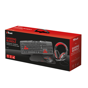 Trust Ziva 4 in 1 Gaming Bundle, SWE, black - Gaming Bundle