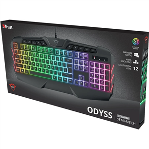 Trust GXT 881 Odyss, SWE, black - Keyboard