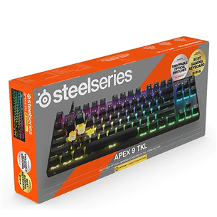 Steelseries Apex 9 TKL, SWE, must - Mehaaniline klaviatuur