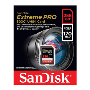 Карта памяти SDXC SanDisk Extreme PRO (256 ГБ)