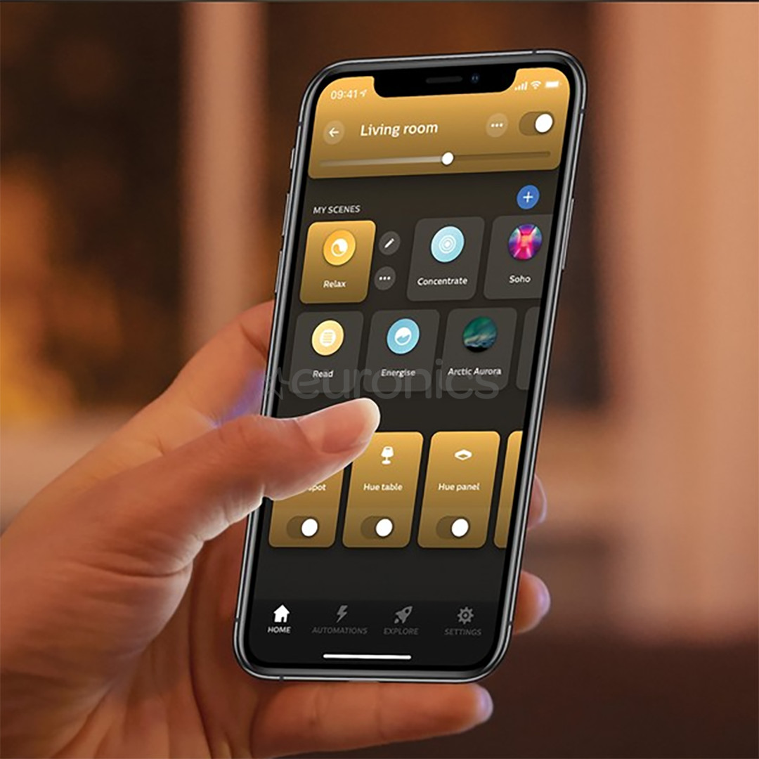 Philips Hue White Filament, E27, must - Nutivalgusti