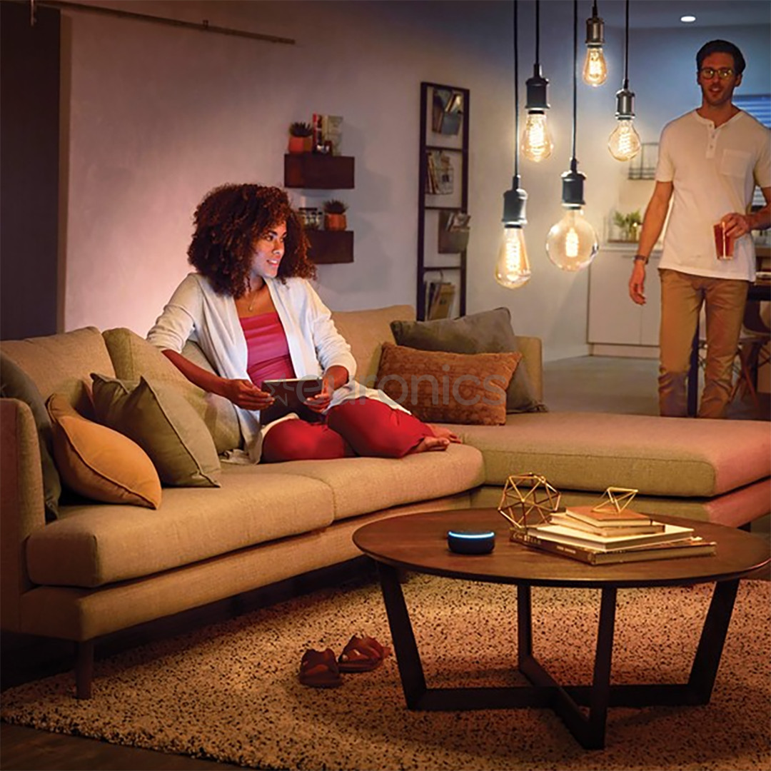 Philips Hue White Filament, E27, must - Nutivalgusti