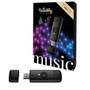 Twinkly Music, black - USB Music Adapter TMD01USB