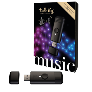 Twinkly Music, must - USB muusikaadapter TMD01USB