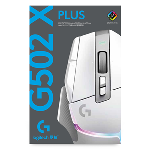 Logitech G502 X PLUS, white - Wireless mouse