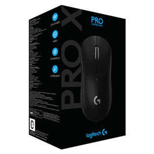 Logitech Pro X, must - Juhtmevaba optiline hiir