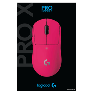 Logitech G Pro X, red - Wireless Optical Mouse