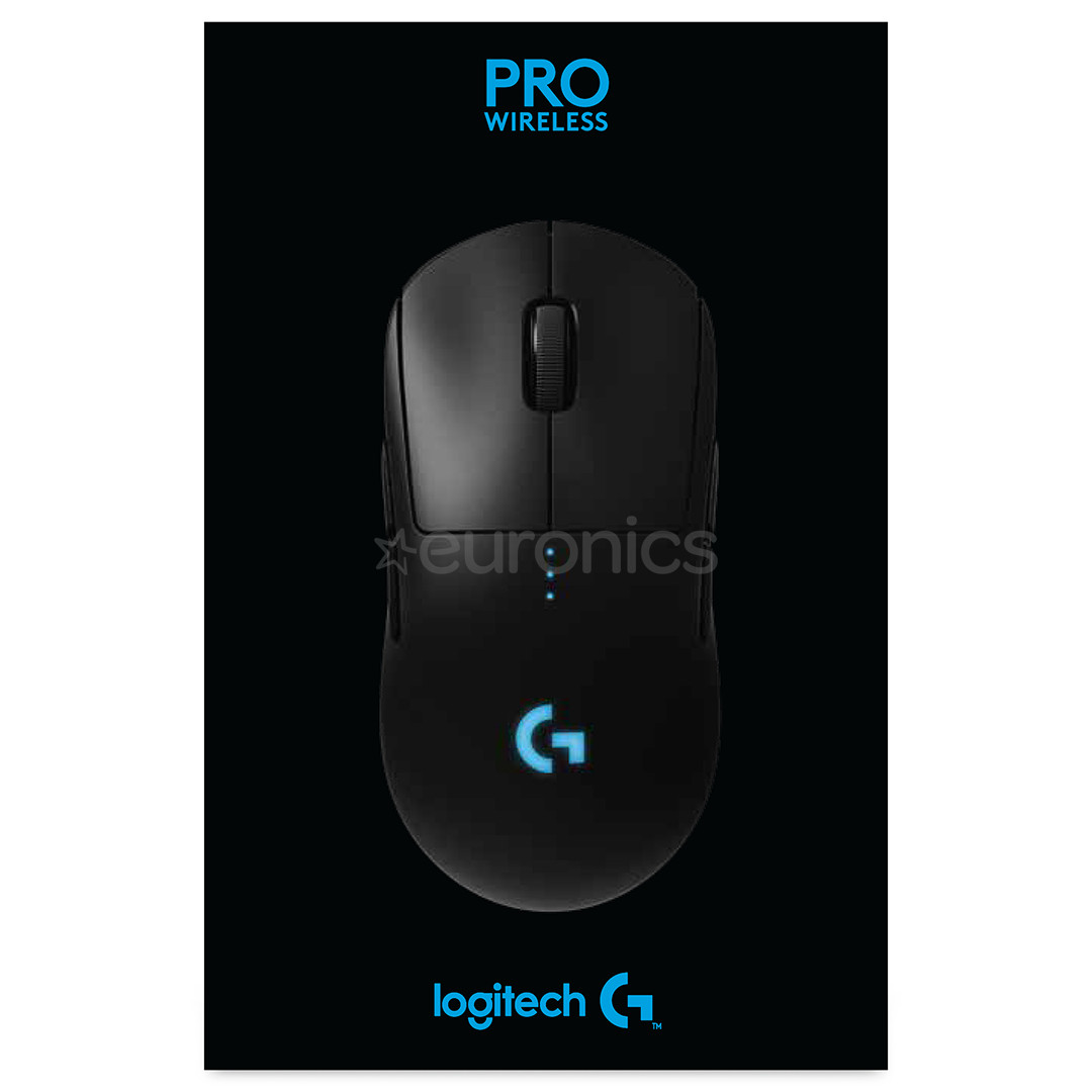 Logitech G Pro, must - Juhtmevaba optiline hiir