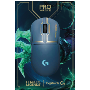 Logitech G Pro League of Legends Edition, sinine - Juhtmevaba hiir