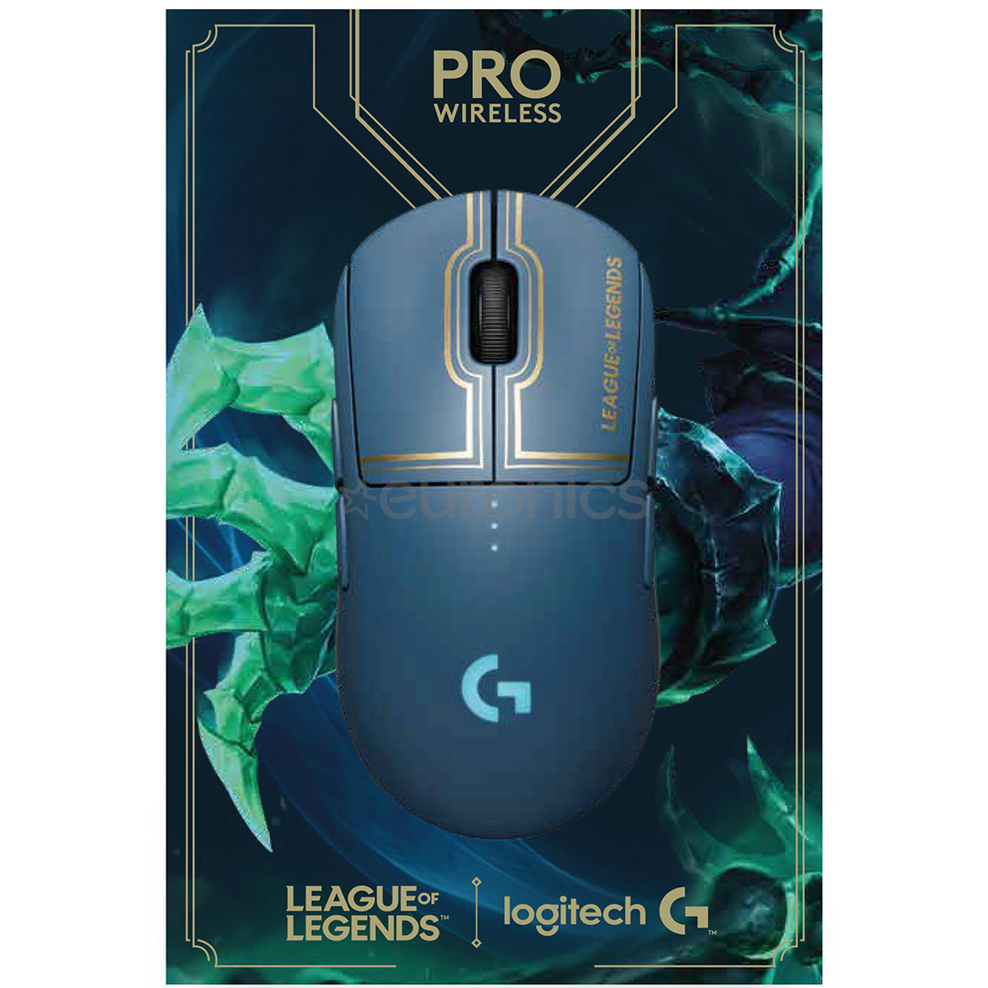 Logitech G Pro League of Legends Edition, синий - Беспроводная мышь
