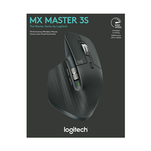 Logitech MX Master 3s, black - Wireless mouse