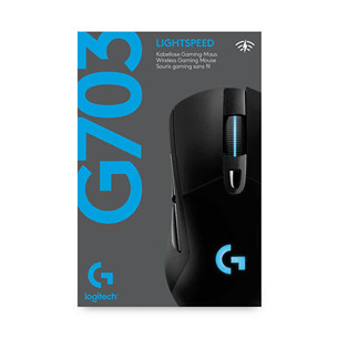 Logitech G703 LightSpeed, must - Juhtmevaba optiline hiir