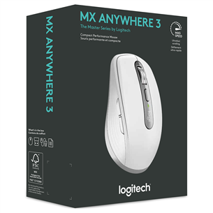 Logitech MX Anywhere 3, valge - Juhtmevaba laserhiir
