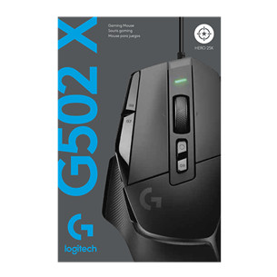 Logitech G502 X, black - Wired Optical Mouse