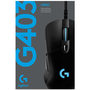 Logitech G403 Hero, black - Optical mouse