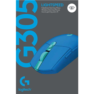 Logitech G305, sinine - Juhtmevaba optiline hiir