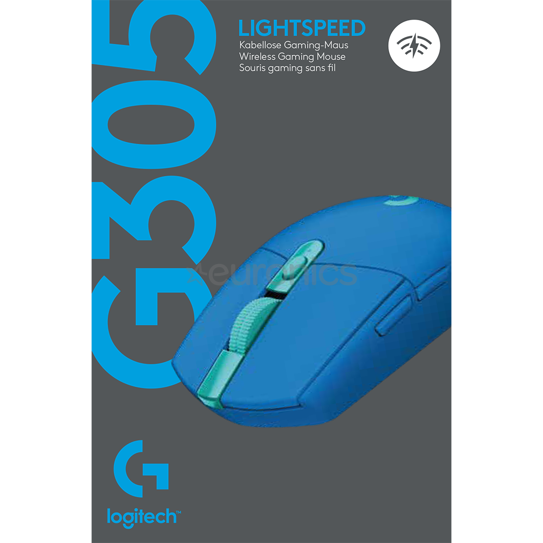 Logitech G305, sinine - Juhtmevaba optiline hiir