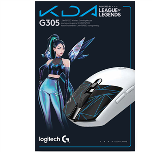 Logitech G305, League of Legends Edition, valge/must - Juhtmevaba hiir