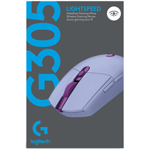 Logitech G305, lilla - Juhtmevaba optiline hiir