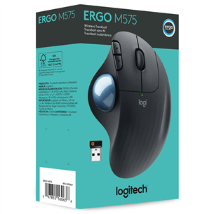 LOGITECH Ergo M575 Wireless Trackball - Graphite - 910-005872 -  /fr