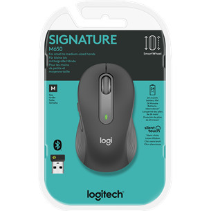 Logitech Signature M650, черный - Беспроводная оптическая мышь