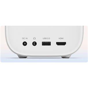 Xiaomi Mi Smart Projector 2, FHD, 500 lm, WiFi, valge/must - Nutikas projektor