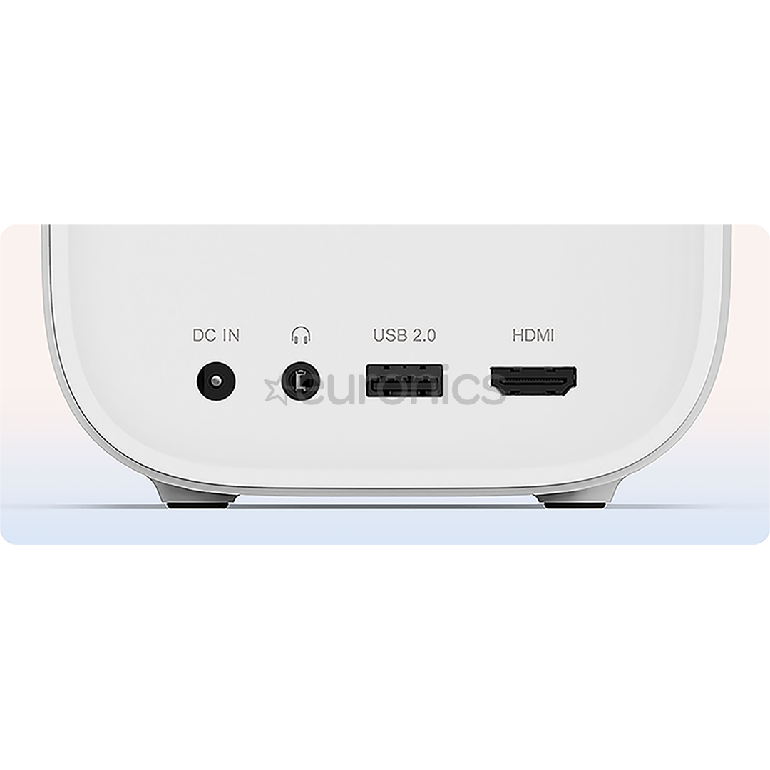 Xiaomi Mi Smart Projector 2, FHD, 500 lm, WiFi, valge/must - Nutikas projektor