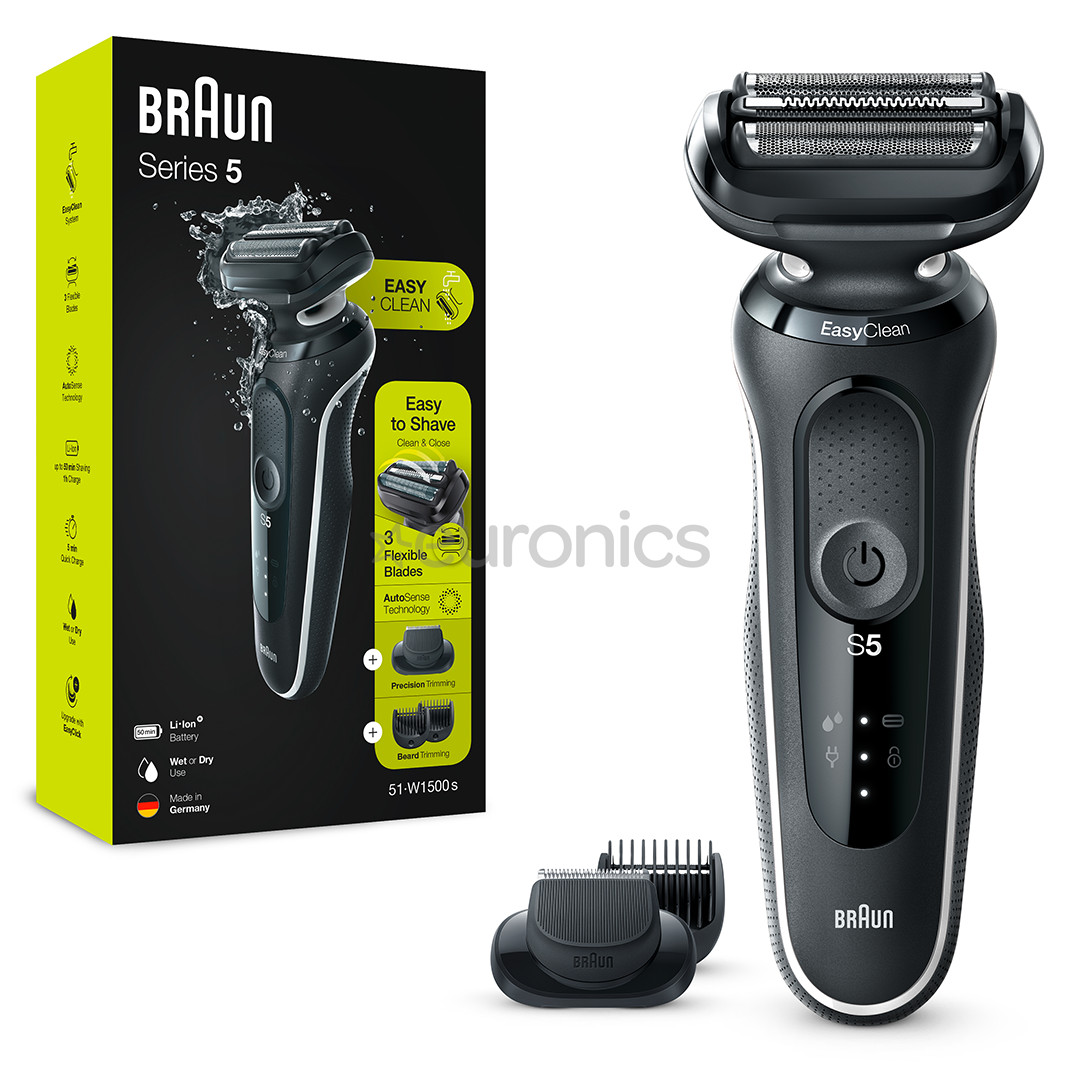Braun Series 5, Wet & Dry, must - Pardel