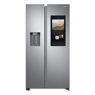 Samsung, Family Hub, 614 L, height 178 cm, stainless steel - SBS Refrigerator