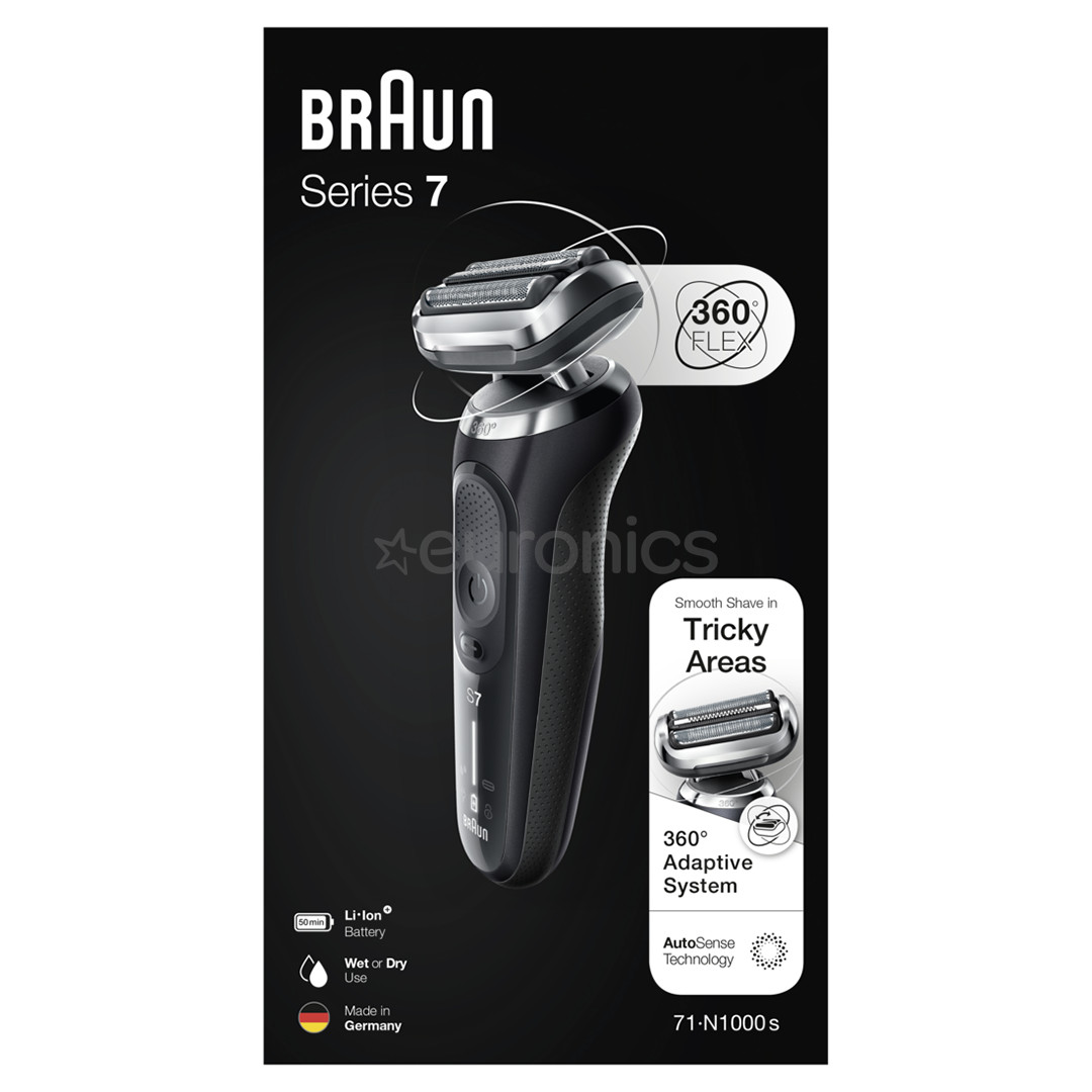 Braun, series 7, Wet & Dry, black - Shaver