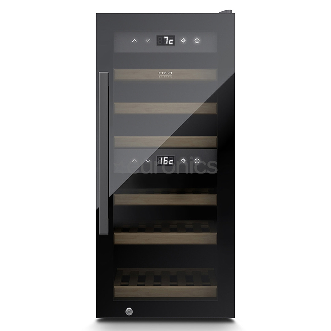 Caso WineExclusive 24 Smart, 24 pudelit, kõrgus 88 cm, must - Veinikülmik