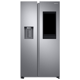 Samsung, Family Hub, 614 L, height 178 cm, stainless steel - SBS Refrigerator