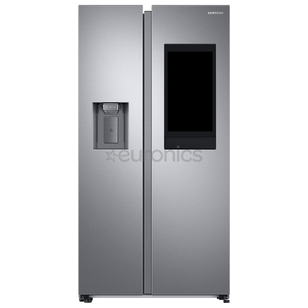 Samsung, Family Hub, 614 L, kõrgus 178 cm, roostevaba teras - SBS-külmik