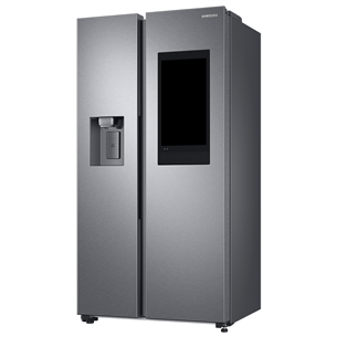 Samsung, Family Hub, 614 L, height 178 cm, stainless steel - SBS Refrigerator