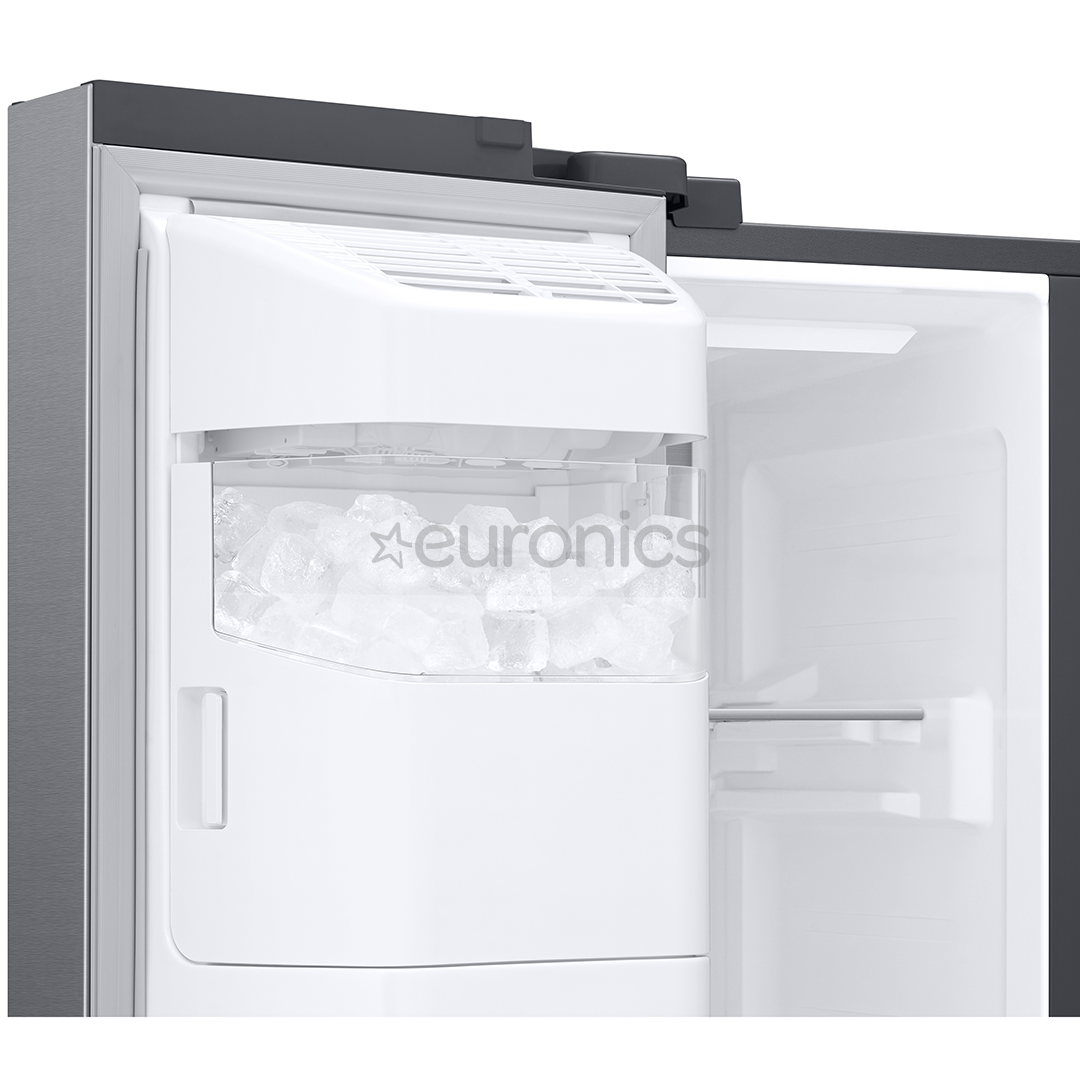 Samsung, Family Hub, 614 L, kõrgus 178 cm, roostevaba teras - SBS-külmik