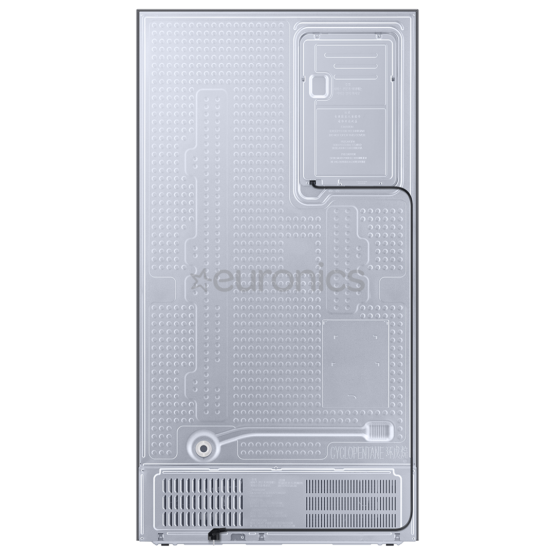 Samsung, Family Hub, 614 L, kõrgus 178 cm, roostevaba teras - SBS-külmik