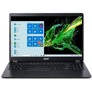 Acer Aspire 3 A315-56, 15.6'' FHD, i3, 8GB, 256GB, SWE, must - Sülearvuti NX.HT8EL.004