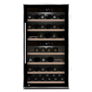 Caso WineComfort 66, 66 bottles, height 104 cm, black - Wine Cooler 00659