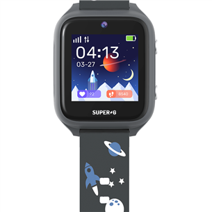 Super-G Active Pro, 4G, серый - Детские смарт-часы