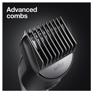 Braun, 10-in-one, black - Multi grooming kit