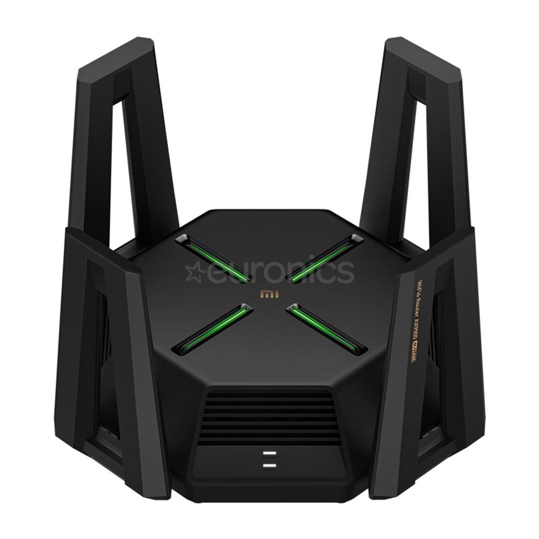 Xiaomi Mi Router AX9000, WiFi 6, черный - WiFi-роутер