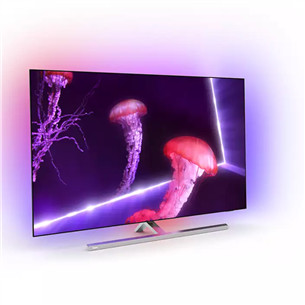 Philips OLED857, 48", 4K UHD, OLED, central stand, gray - TV