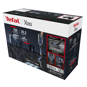 Tefal X-Force Flex 12.60 Aqua, blue - Cordless vacuum cleaner