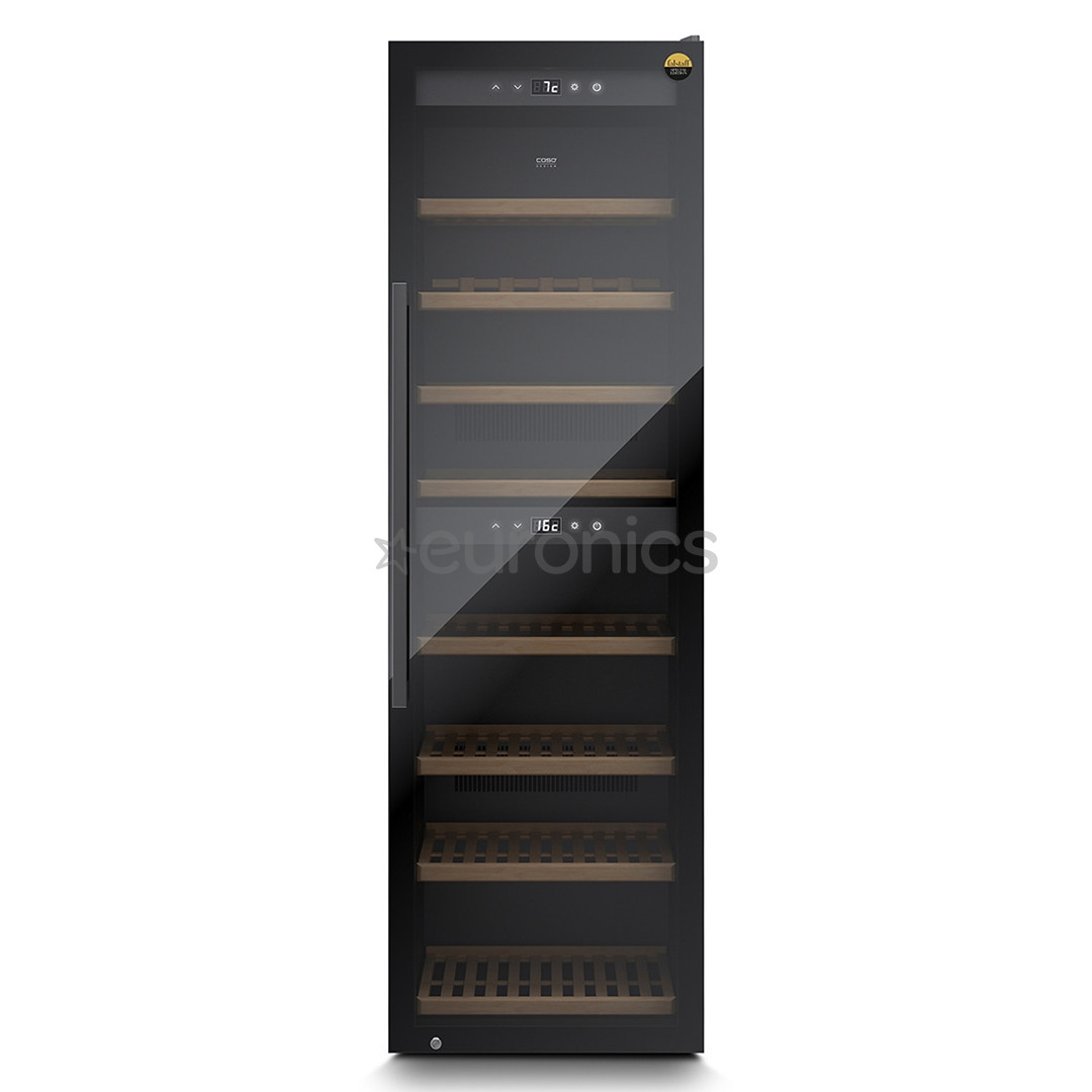 Caso WineExclusive 180 Smart, 180 pudelit, kõrgus 187 cm, must - Veinikülmik
