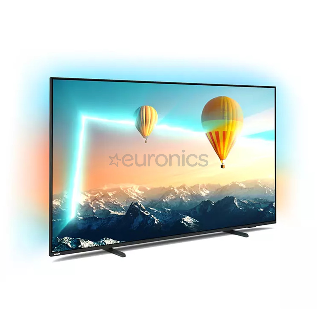 Philips PUS8007, 70'', 4K UHD, LED LCD, боковые ножки, черный - Телевизор