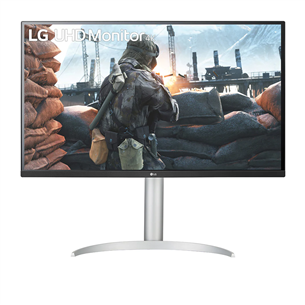LG 32UP550N, 32'', UltraFine, Ultra HD, HDR, USB-C, серебристый/белый - Монитор 32UP550N-W