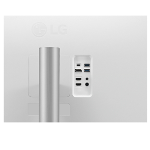 LG 32UP550N, 32'', UltraFine, Ultra HD, HDR, USB-C, серебристый/белый - Монитор