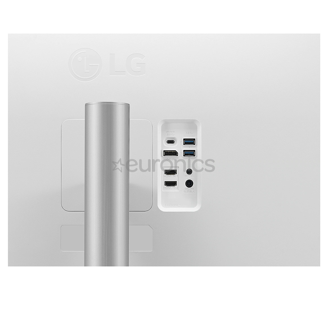 LG 32UP550N, 32'', UltraFine, Ultra HD, HDR, USB-C, серебристый/белый - Монитор