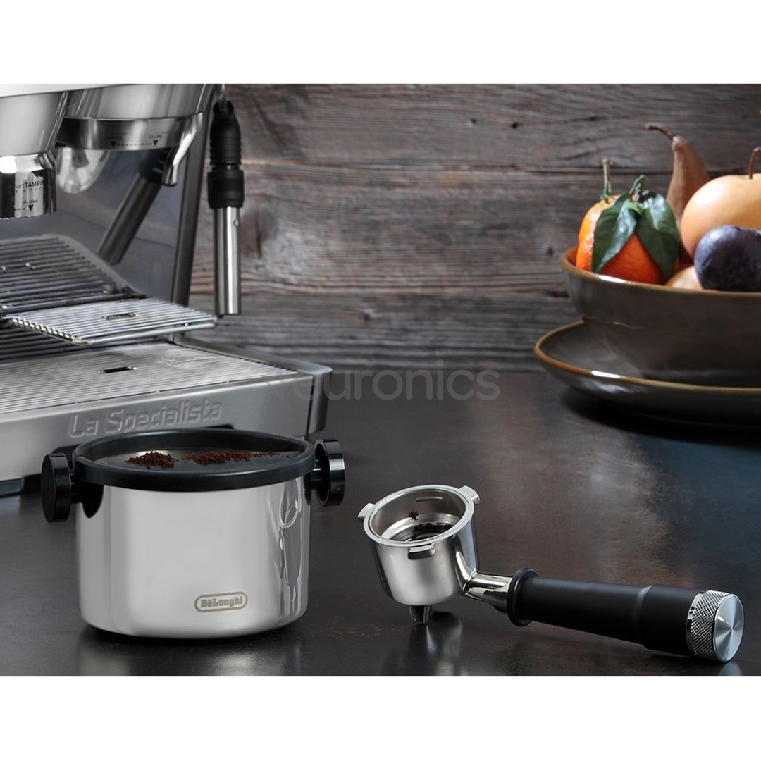 DeLonghi, 128 mm, stainless steel Coffee knock box, DLSC062 Euronics