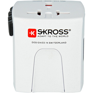 Skross MUV Micro, white - Travel adapter 7640166323259